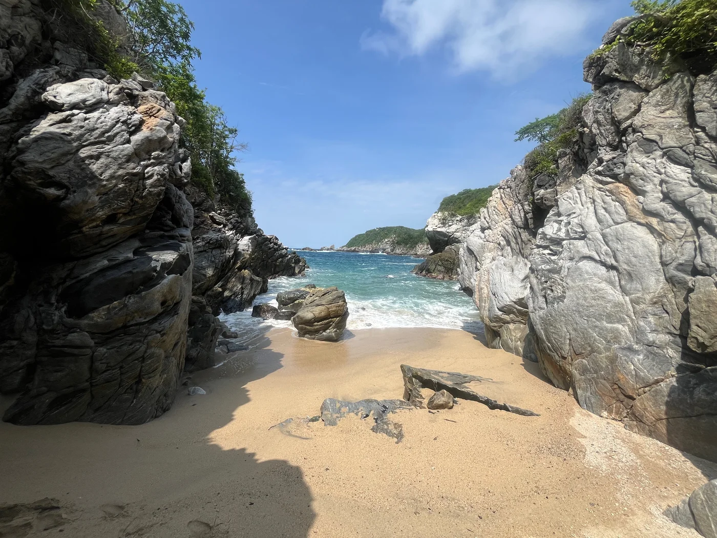 Cala privada de la Costa de Oaxaca