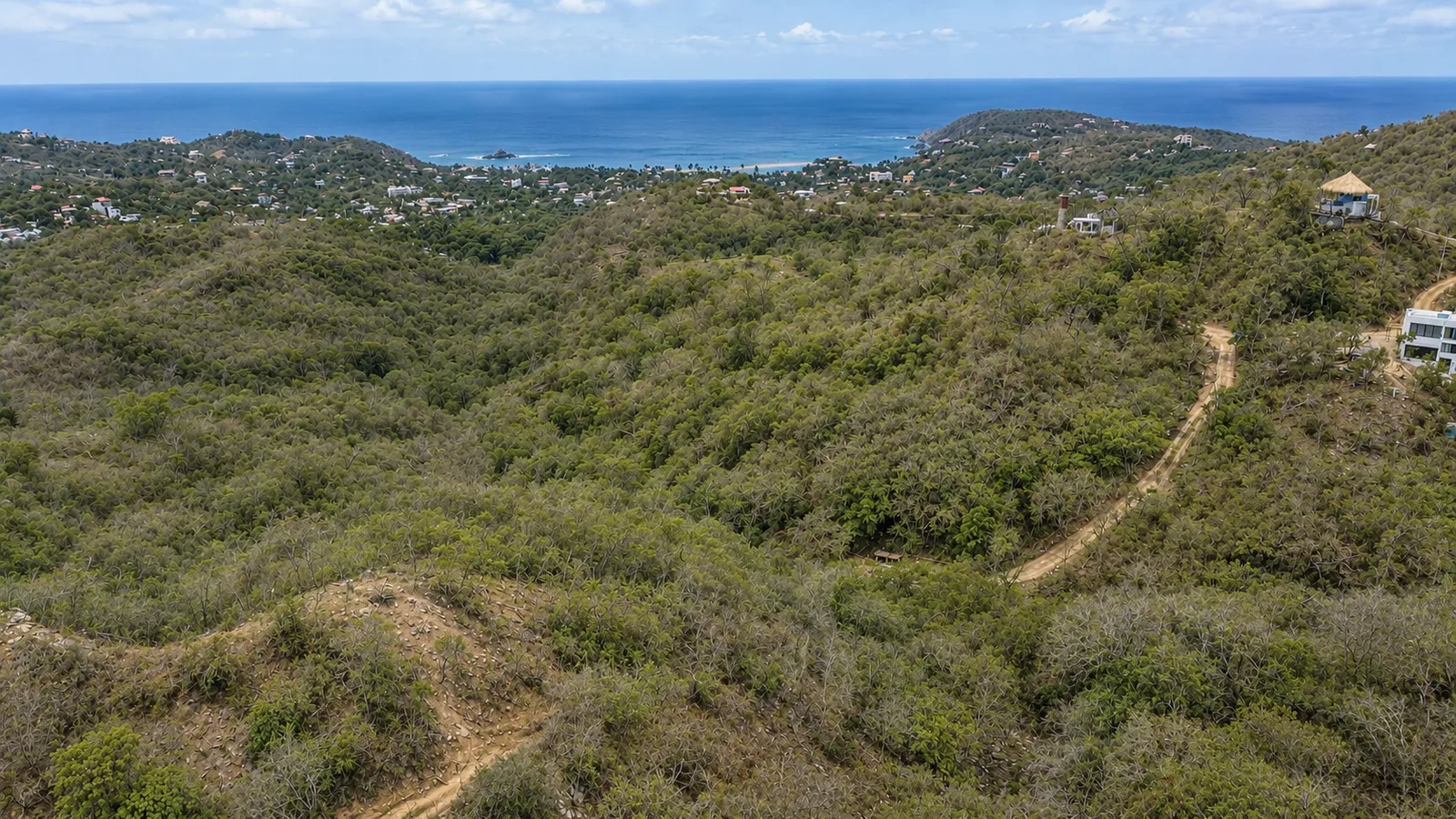 Azimut — vista al Pacífico